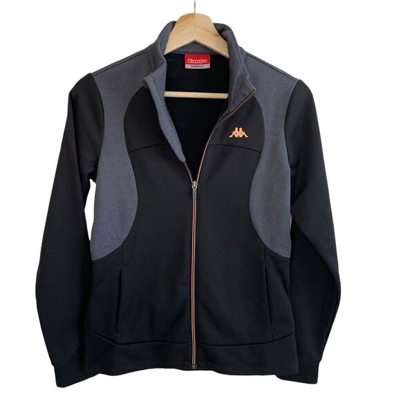 Kappa Full Zip Black Track Jacket - Picture 1 of 8
